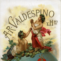 Listado de vinos. A. R. Valdespino y Hno. Xerez
